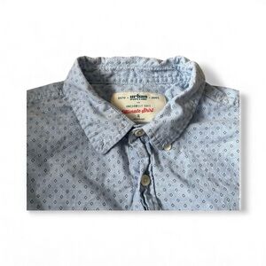 Urban Pipeline Awesomely Soft Ultimate Button Up Shirt with Pocket Size XL Blue